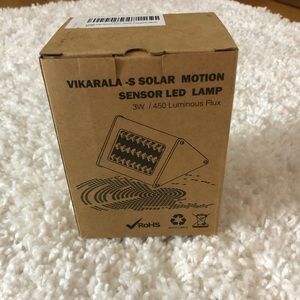 Solar Motion Sensor LED Light
